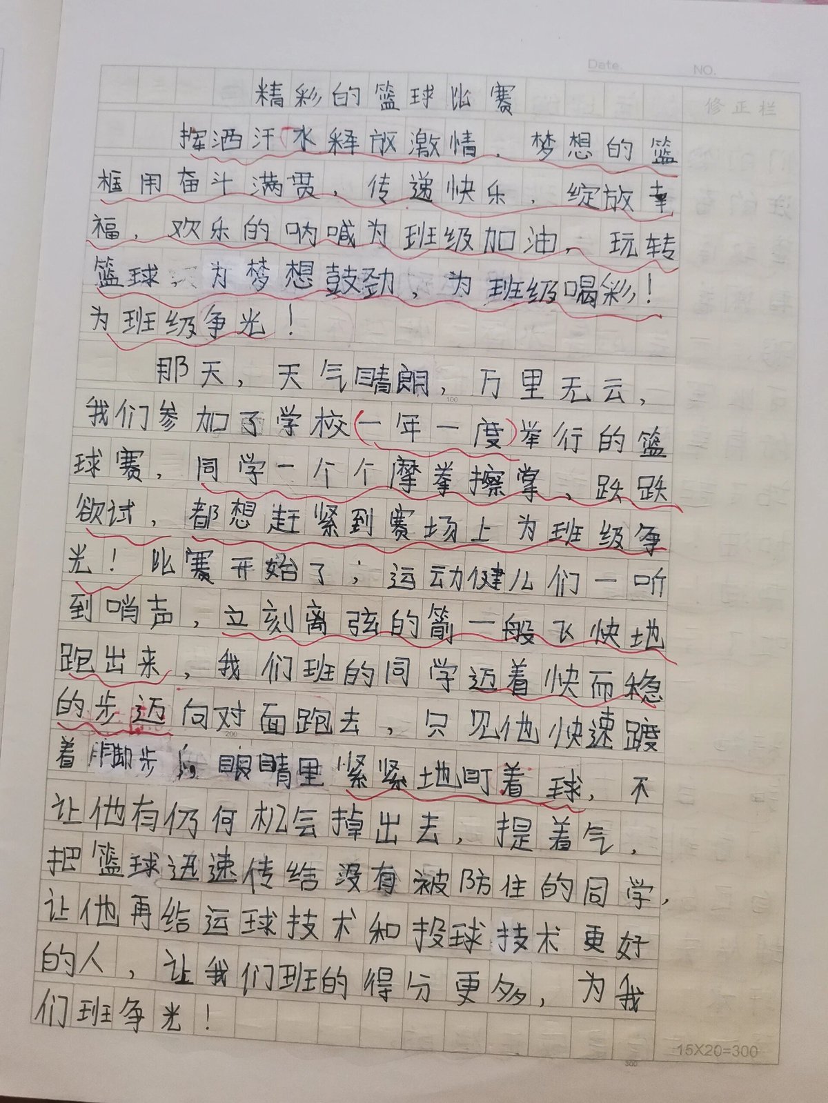 小学生日记篮球训练怎么写